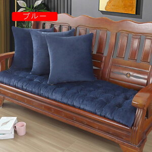 ソファーパッド 長座布団 48*160cm フロアクッション 洗える 3人掛け 2人掛け シートクッション ふわふわ 大きめ オールシーズン 北欧 無地 ロング 低反発 快適 お昼寝クッション フリー キャメ