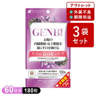 【訳あり73%OFF】3袋セット 大容量 GENBI ( げんび ) サプリ （60日分/180粒） ダイエット 内臓脂肪 皮下…