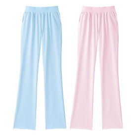 全品ポイント5倍 7/19 20:00-7/20 23:59■大特価品★ソフトピケ綿混トリコット ウエストリブブーツカットパンツパンツ ズボン ナース 医療 看護 介護 白衣 ナースウェア 介護士 歯科衛生士 クリニック アンファミエ