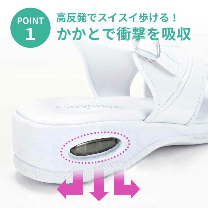 楽天市場】クロスエアーサンダルナースサンダル 疲れにくい 静音 黒 白 厚底 疲れない 美脚 ヒール高 エアソール オフィス サンダル オフィスサンダル 可愛い ナース サンダル O脚 おしゃれ スリッパ アンファミエ : ナース通販アンファミエ楽天市場店 楽天市場】クロスエアーサンダルナースサンダル 疲れにくい 静音 黒 白 厚底 疲れない 美脚 ヒール高 エアソール オフィス サンダル オフィスサンダル 可愛い ナース サンダル O脚 おしゃれ スリッパ アンファミエ : ナース通販アンファミエ楽天市場店