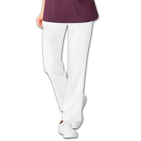 テフロン加工ウエスト総ゴムストレッチストレートパンツナース服 医療用 ズボン パンツ 楽 大きいサイズ 白衣 黒 レディース 女性 看護師 介護士 クリニック 歯科医 エステ ユニフォーム アンファミエ