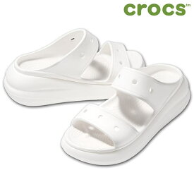 全品ポイント5倍 5/25 0:00-23:59■[クロックス]Classic Crush Sandal(クラシック クラッシュ サンダル)ナースサンダル 疲れにくい 黒 白 オフィス サンダル オフィスサンダル ナース 看護師 介護士 保育士 介護士 靴 アンファミエ