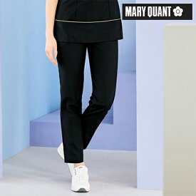 全品ポイント5倍 11/10 0:00-23:59■[マリークワント]スリムストレッチパンツマリクワ 白衣 パンツ ズボン ナース ナース服 ナースウェア サロン 制服 エステ ユニフォーム レディース 女性 医療用 看護師 介護士 クリニック アンファミエ