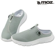 [moz モズ]メッシュサボサンダルナースシューズ 疲れにくい 黒 スニーカー スリッポン レディース 看護師…