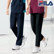 [FILA]柔らかストレッチ総ゴムパンツ(男女兼用)白衣 パンツ ナース ナース服 ウェア ユニフォーム メンズ…