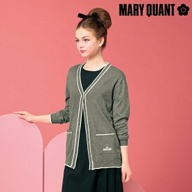 [マリークワント]配色ロング丈カーディガンマリクワ ナース カーディガン ナースカーディガン ナース服 ナースウェア 白衣 レディース 女性 医療用 クリニック 歯科医 エステ 制服 事務 アンファミエ