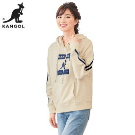 全品ポイント5倍 4/24 20:00-4/25 23:59■[KANGOL]裏起毛スリーブラインパーカー医療用 ナース 看護師 介護士 アンファミエ