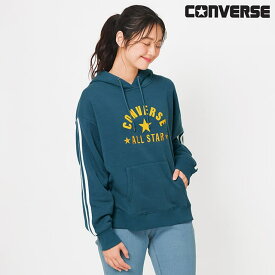 [CONVERSE]裏起毛袖ラインプルパーカーコンバース パーカー レディーズ ブランド カジュアル 訪問看護 訪問介護 保育士 アンファミエ