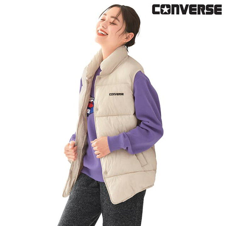 楽天市場】[CONVERSE]ナイロンファイバー中綿ベストコンバース ベスト 