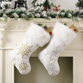 クリスマス ソックス クリスマス靴下 お菓子入れ クリスマスストッキング 大きい サンタソックス サンタ靴下 クリスマス プレゼント入れ ふわふわ 靴下 サンタブーツ クリスマスブーツ 壁掛け 玄関飾り パーティーグッズ 置物 装飾 可愛い 北欧 ツリー 飾り