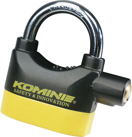 コミネ(KOMINE) バイク用 ピンタンブラー アラームパッドロック ブラック/イエロー LK-120 B01HEELKOY 4573325709003