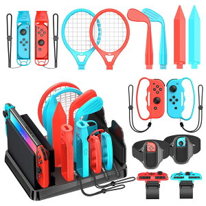 15 in 1�Z�b�g Switch Sports�p�A�N�Z�T���[ Switch�X�|�[�c�Z�b�g �X�C�b�`�X�|�[�c�p���Ӌ@�� Joy-Con���[�X�^���h Switch�h�b�N���[ Switch�X�|�[�c�A�^�b�`�����g���[ �̊��Q�[���Ή� �ΐ���� �v��