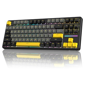 �y�󂠂�zATTACK SHARK×MAMBASNAKE X87 �Q�[�~���O�L�[�{�[�h ���̖�