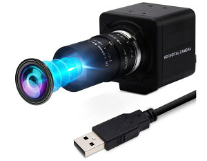 ELP USB �J���� 1080P ���� 260fps 5-50mm 10 �{���w�Y�[�������Y 2MP USB �E�F�u�J���� �蓮�N���[�Y�A�b�v�Y�[���C��/�A�E�g�AUVC �R���s���[�^�[��c�S���t�X�C���O�J���� Raspberry Pi Windows Mac �p