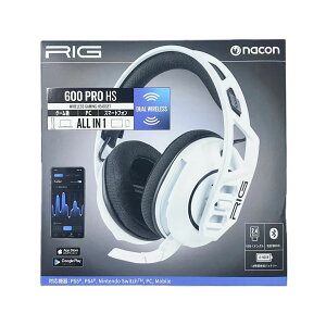 �y�󂠂�zNACON RIG 600 PRO HS �Q�[�~���O�w�b�h�Z�b�g �z���C�g PS5,PS4,Switch,PC,���o�C���Ή�