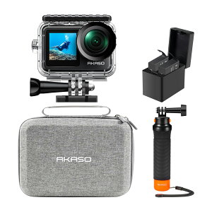 AKASO Brave 7 LE �A�N�V�����J���� 4K60fps 20MP IPX7�{�@�h��