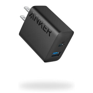 Anker Charger (20W, 2-Port) yPSEZpK/USB PDΉ/20W}[d/RpNgTCYz Android X}[gtH iPad ̑ e@Ή (ubN)