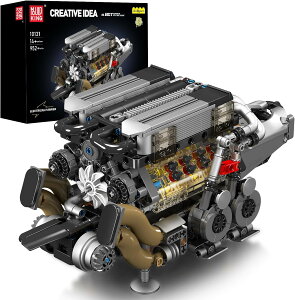 Mould King 10131 MOC eNjbN iW16j 2̖ڂɔzuꂽV8GWgݍ킹ubNLbg eNmW[ςݖ؃Lbg [^[ƃobe[{bNXt 4^[{`[W[i952