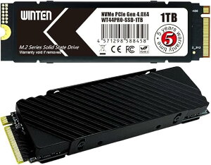 WINTEN  SSD 1TB NVMe M.2 2280 PCIe Gen 4.0×4iőǎ 7000MB/s ő发 6300MB/sjq[gVN PS5mFς WT44PRO-SSD-1TB