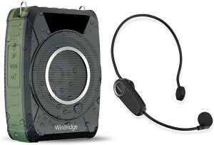 W WINBRIDGE �g���� 20W �|�[�^�u���g���� IPX6�h�� �^��/USB/AUX����/TF�J�[�h/�~���[�g/sos�A���[���@�\ ���y�Đ� ���^�X�s�[�J�[ PA�V�X�e�� �n���Y�t���[ �C�x���g ���K�w�� ��c ���t�p ���{���