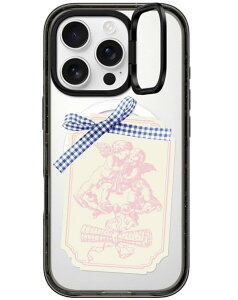 CASETiFY CpNg OX^h MagSafeΉ iPhone 16 ProP[X [LbNX^h / 2m̗NA (MILKi3{) / CX[dMagsafeΉ] - Coquette Journal - NA ub