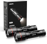 【訳あり】Lepro LED懐中電灯 フラッシュライト ハンディライト 強力 軍用 【LE2050/高輝度/18650と単四…