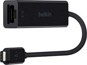 【訳あり】Belkin USB-C to Gigabit Ethernet 変換アダプター 有線LAN iPad Pro / MacBook Pro / Air Surface / Chromebook / iPhone 15対応 F2CU040BTBLK B014FBQ738 745883700288