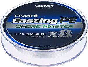 �y�󂠂�zVARIVAS(�o���o�X) PE���C�� �A�o�j �L���X�e�B���OPE �}�b�N�X�p���[ X8 �V���A�}�X�^�[ 200m 0.6�� 14.5lb 8�{ �z���C�g