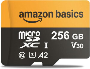 256GB microSDXC�J�[�h (�A�_�v�^�[�t��) �ǂݎ�葬�x�ő�200MB/�b 1����