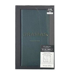 �y�󂠂�zGRAMAS �O���}�X iPhone14 Plus�P�[�X �蒠�^