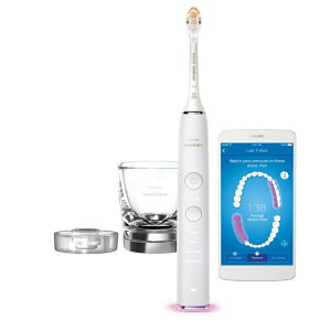 �y�󂠂�z�t�B���b�v�X �d�����u���V �\�j�b�P�A�[ �_�C�������h�N���[���X�}�[�g (�[�d��p�O���X�t��) HX9911/66 �z���C�g