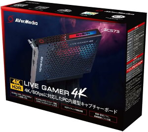 AVERMEDIA AVerMedia Live Gamer 4K GC573 [4K�p�X�X���[�Ή� PCIe�ڑ� �Q�[���L���v�`���[�{�[�h] DV490 4710710679026