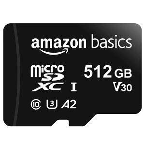 Amazon�x�[�V�b�N microSDXC �������[�J�[�h 512GB �u���b�N