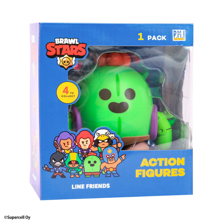楽天市場】【公式ライセンスグッズ】Brawl Stars アクションフィギュア 