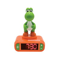 【公式ライセンスグッズ】SUPER MARIO フィギュア目覚まし時計（ヨッシー）