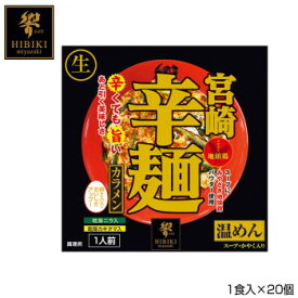同梱・代引不可宮崎辛麺 (生麺) スタンドパック 1食入×20個 R1