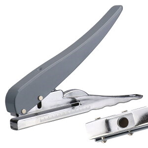 【ハンドメイドや事務作業に】 穴あけパンチ 1穴 単穴 3mm 6mm 8mm 奥行50mm クラフトパンチ 穴開け ルーズリーフ 事務用品 スケール付き ファイリング 文房具 ハンディ レザークラフト 紙 台紙