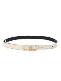 TOP式リバーシブルベルト INGNI イング ファッション雑貨 ベルト ブラウン ホワイト ブラック[Rakuten Fashion]