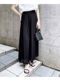 ジョーゼットイージースカンツ INGNI イング パンツ その他のパンツ ブラック[Rakuten Fashion]