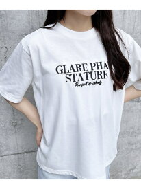 シンプルロゴTシャツ INGNI イング トップス カットソー・Tシャツ ホワイト グレー[Rakuten Fashion]