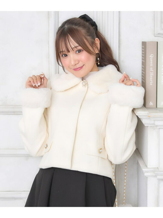 楽天市場】【SALE／58%OFF】4WAYビジューボタンショートCT INGNI  