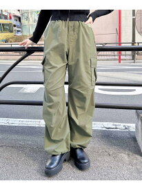 【SALE／23%OFF】イージーカーゴパンツ INGNI イング パンツ カーゴパンツ ブラック カーキグリーン ピンク グレー ホワイト【RBA_E】[Rakuten Fashion]