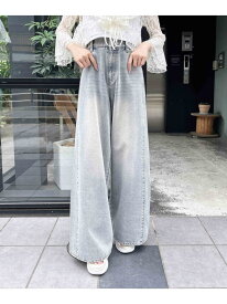 ワイドルーズデニム INGNI イング パンツ ジーンズ・デニムパンツ ブルー【送料無料】[Rakuten Fashion]