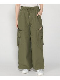 サイドスリットカーゴパンツ INGNI イング パンツ カーゴパンツ カーキグリーン グレー ブラック ブラウン[Rakuten Fashion]