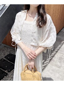 【SALE／50%OFF】ドロストシャツ＋ワンピース／セットアップ INGNI イング ワンピース・ドレス ワンピース ブラック ホワイト ブラウン グレー【RBA_E】【送料無料】[Rakuten Fashion]