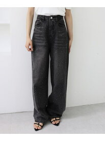 【SALE／11%OFF】オーロララインストーン付デニムパンツ INGNI イング パンツ ジーンズ・デニムパンツ ブルー グレー【RBA_E】【送料無料】[Rakuten Fashion]