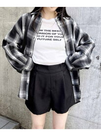 ショートパンツ INGNI イング パンツ その他のパンツ ブラック グレー[Rakuten Fashion]
