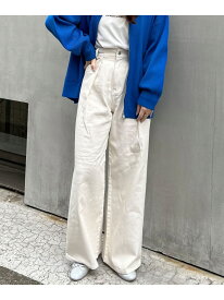 ウエストタックデニムPT INGNI イング パンツ ジーンズ・デニムパンツ ホワイト グレー ブルー【送料無料】[Rakuten Fashion]