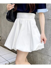 バルーンミニスカパン INGNI イング スカート ミニスカート ホワイト ベージュ ブラック[Rakuten Fashion]