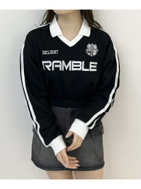 【SALE／49%OFF】襟付ショートジャージ INGNI イング トップス カットソー・Tシャツ ホワイト ブラック【RBA_E】[Rakuten Fashion]
